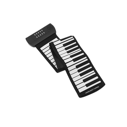 TASX Hand Roll Piano Pads Flexible Battery USB Powered (61 Keys)