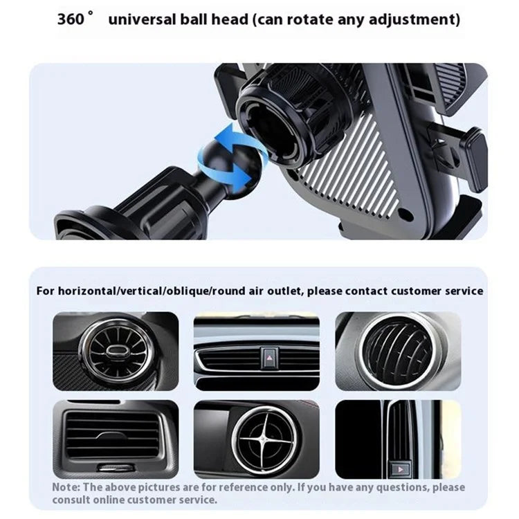 TASX 360° Rotating Car Phone Holder – Air Vent Mount