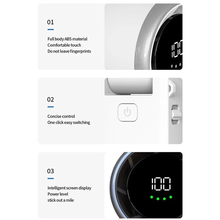 TASX A9 Foldable USB Rechargeable Mini Fan with 100-Speed Adjustment