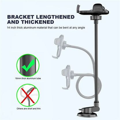 TASX X034 Gen. 9 Multi-Function Car Phone Mount – Suction Cup Clip