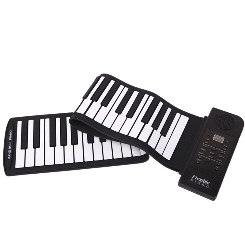 TASX Hand Roll Piano Pads Flexible Battery USB Powered (88 Keys)
