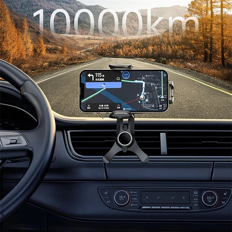 TASX A034 10th Gen Car Phone Holder – Y-Shaped Base Air Vent Hook Mount