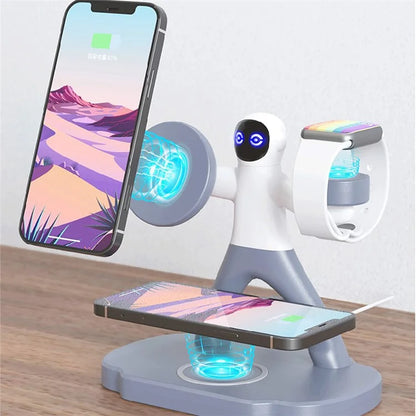 TASX TH03 SpaceMan 3-in-1 Desktop 15W Charging Station