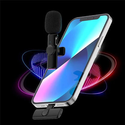 TASX K2 Wireless Lavalier Microphones – Dual Mic with Lightning Receiver & Noise Reduction