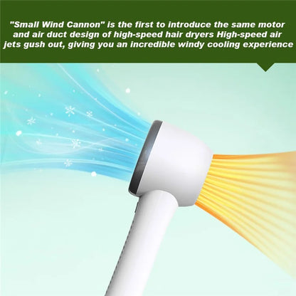 TASX A8 Portable USB Rechargeable Handheld Fan with 5 Speeds