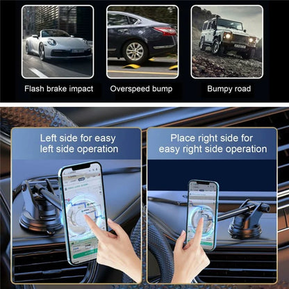 TASX Q33 Dashboard & Windscreen Mount – Suction Cup Telescopic MagSafe Holder