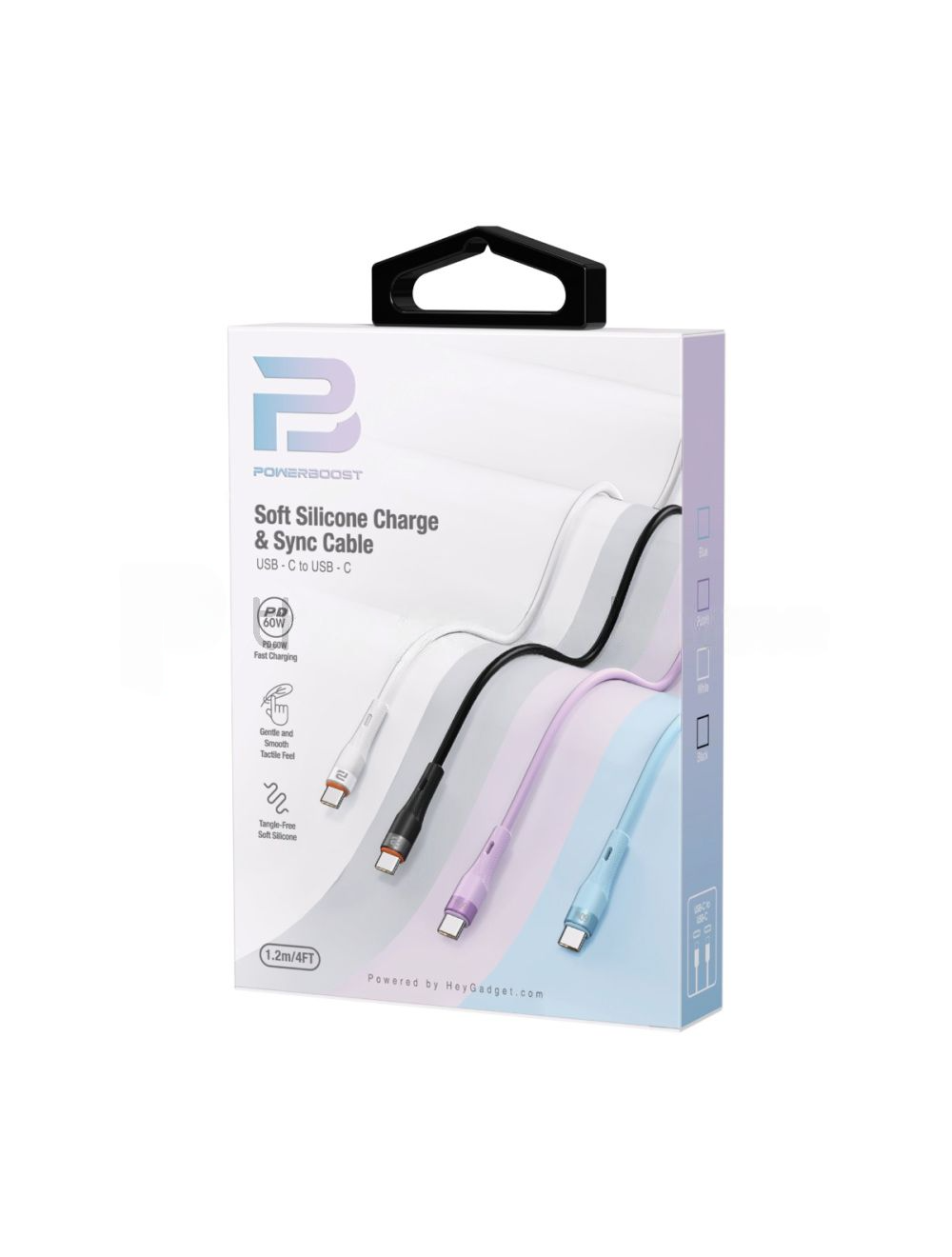 USB-C to USB-C Charge & Sync Cable 1.2M (Soft Silicon)(60W)