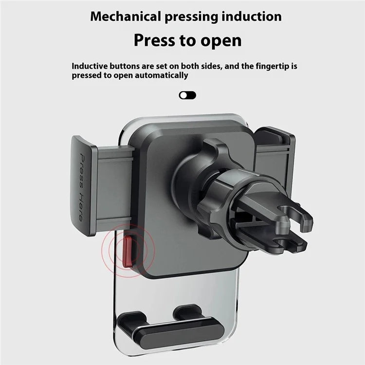 DUDAO F8Max Car Phone Holder – 360° Rotating Air Vent Mount