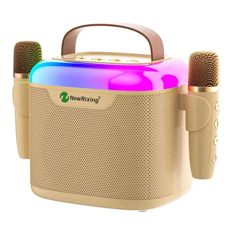 TASX NR8805 Wireless Bluetooth Speaker with Dual TWS Handheld Noise Reduction Microphone