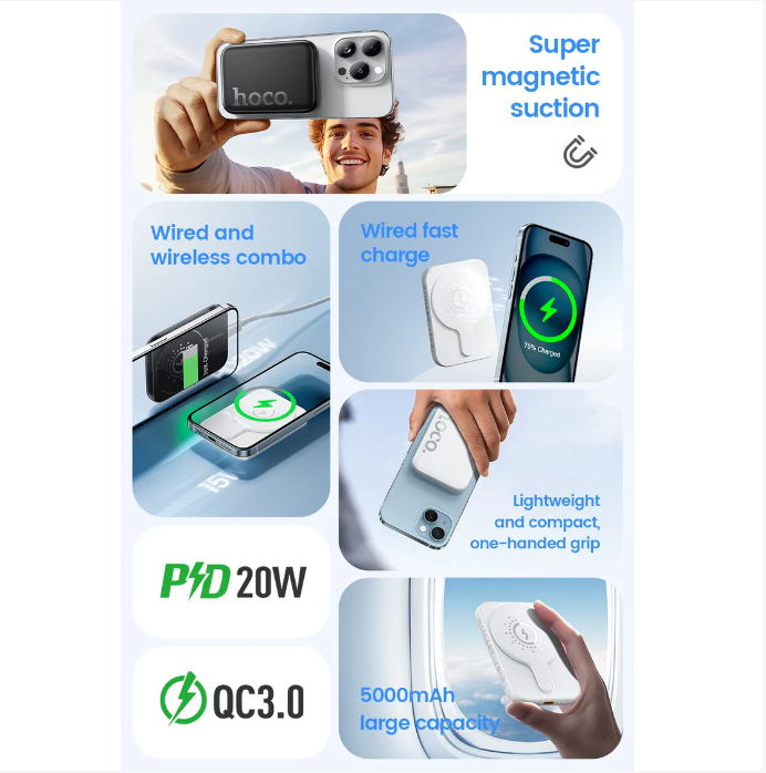 HOCO Mini Magsafe Fast Charging PowerBank 20W(5000mAh)