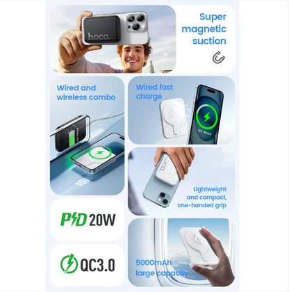 HOCO Mini Magsafe Fast Charging PowerBank 20W(5000mAh)