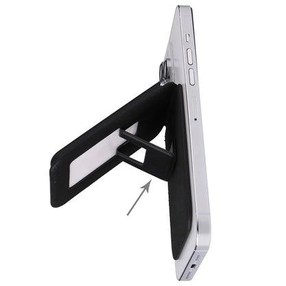 TASX G057 MagSafe Card Holder – PU Leather Back Attachment with Kickstand