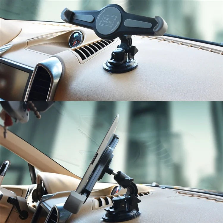 TASX A6184 360° Rotating Car Dashboard & Windshield Suction Cup Tablet Holder (7-11 inch)
