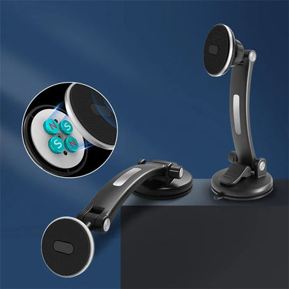 TASX CT18 Strong Magnetic Car Phone Holder - Long Arm Dashboard & Windshield Mount