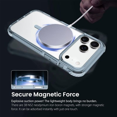 REDEFINE Echo Wave Ultimate Impact Case for iPhone 17 | 13ft Drop Protection Magnetic Clear Cover