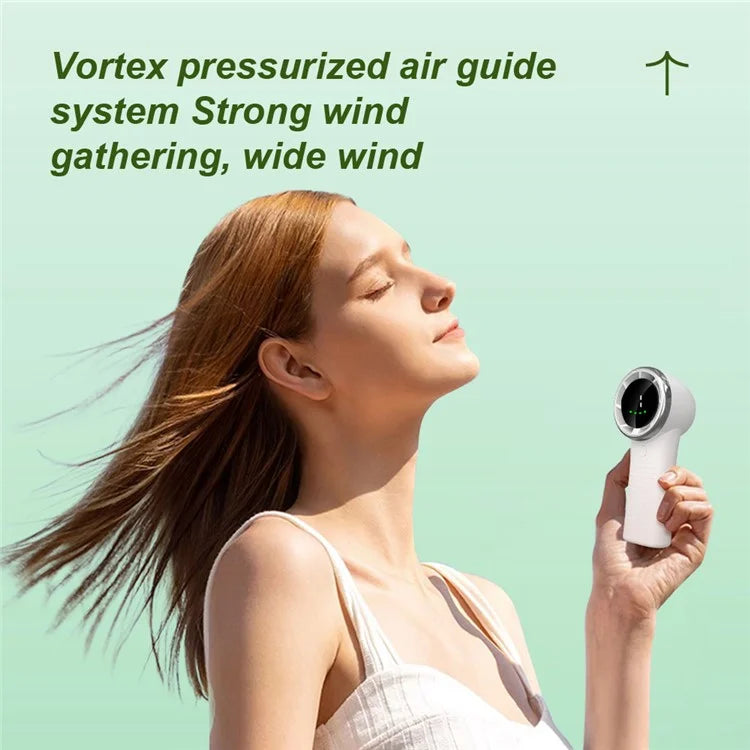 TASX A8 Portable USB Rechargeable Handheld Fan with 5 Speeds