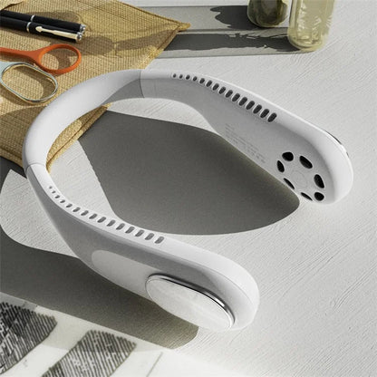 TASX F60 Portable Bladeless Neck Fan USB Mini Cooling Fan