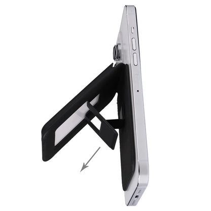 TASX G057 MagSafe Card Holder – PU Leather Back Attachment with Kickstand