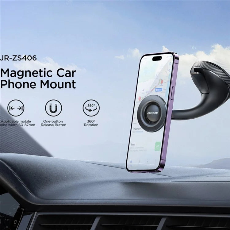 JOYROOM JR-ZS406 MagSafe Car Phone Holder – Suction Cup Mount