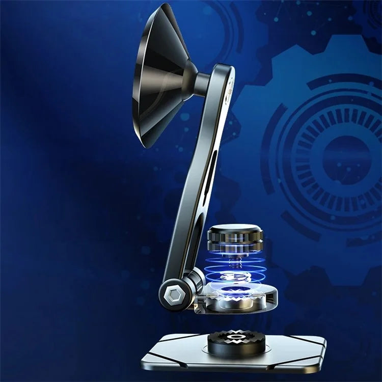 TASX CA5 Car Suspension Magnetic Phone Holder - 360° Rotatable Adhesive Mount