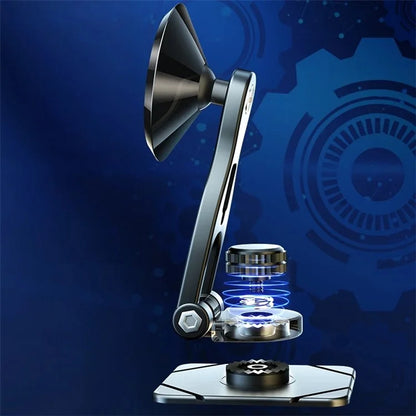 TASX CA5 Car Suspension Magnetic Phone Holder - 360° Rotatable Adhesive Mount