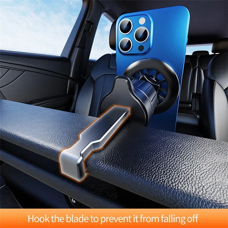 TASX ZY-YC19 MagSafe Car Phone Holder – Air Vent Hook & Adhesive Base