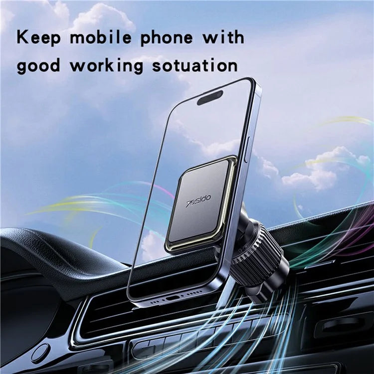 TASX C245 Magnetic Car Phone Holder – Hook Type Air Outlet Mount