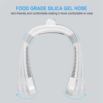 TASX Aromatherapy Bladeless Neck Fan with USB Rechargeable Air Cooling