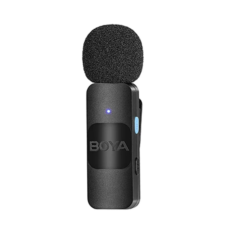 BOYA BY-V20 2.4GHz Wireless Lavalier Microphones – USB-C, Dual Transmitters