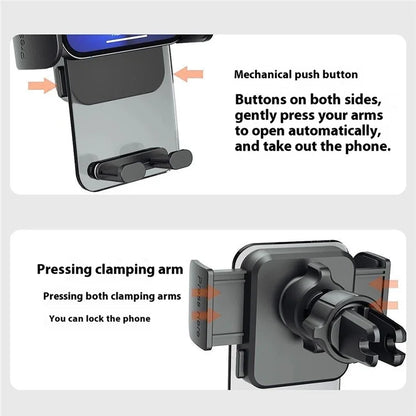 DUDAO F8Max Car Phone Holder – 360° Rotating Air Vent Mount