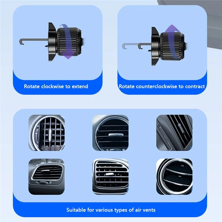 YESIDO C241 Car Phone Holder – Air Outlet Mount