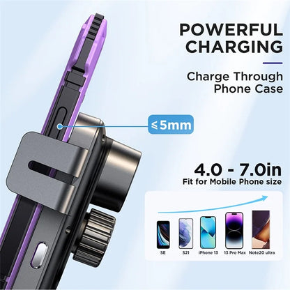 JOYROOM Electric 15W Wireless Charger Dashboard Car Mount ZS219