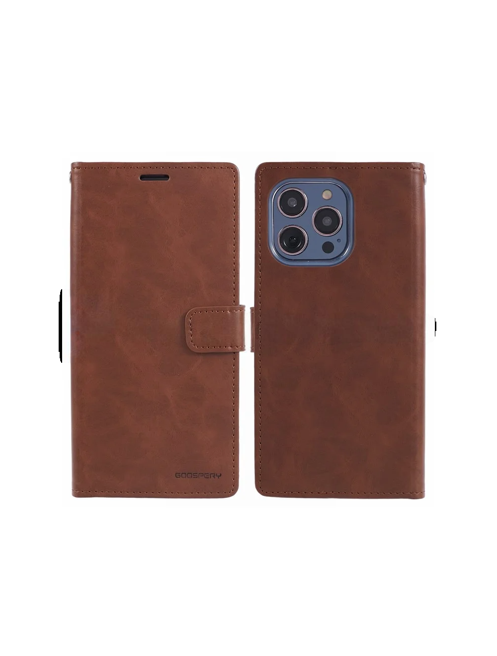 IPhone 15 Pro Mercury Bluemoon Diary Wallet Case