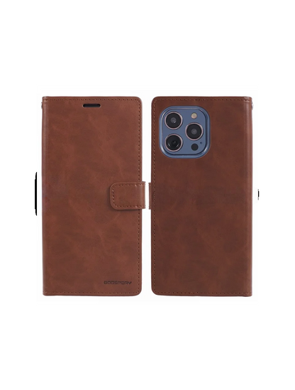 IPhone 15 Pro Mercury Bluemoon Diary Wallet Case