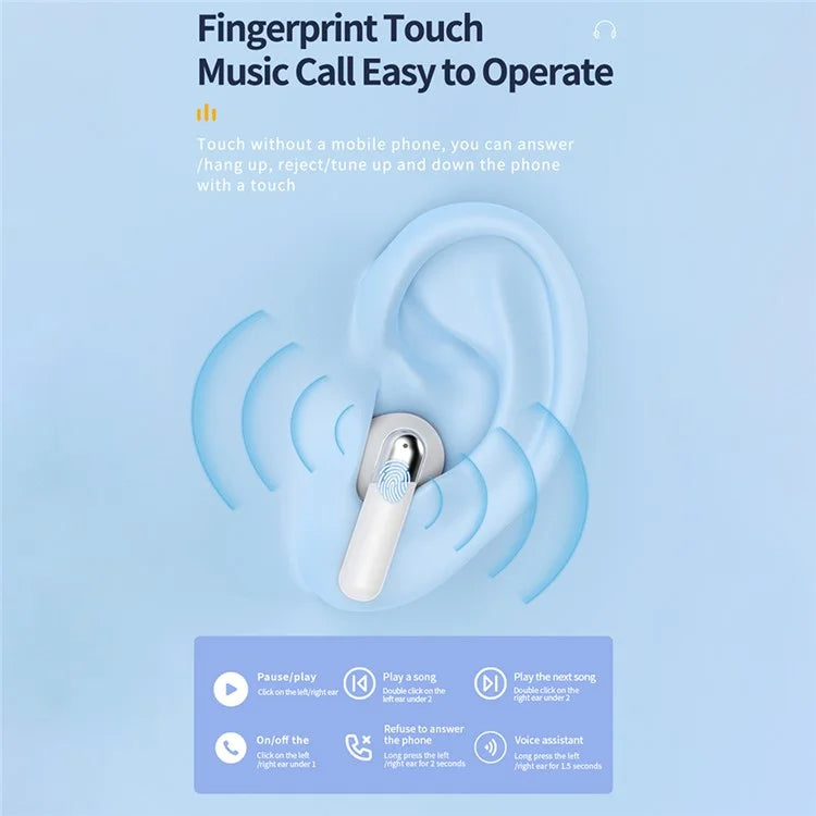 TASX YW15 TWS Bluetooth Earphones ANC ENC Noise Reduction Wireless Earphones