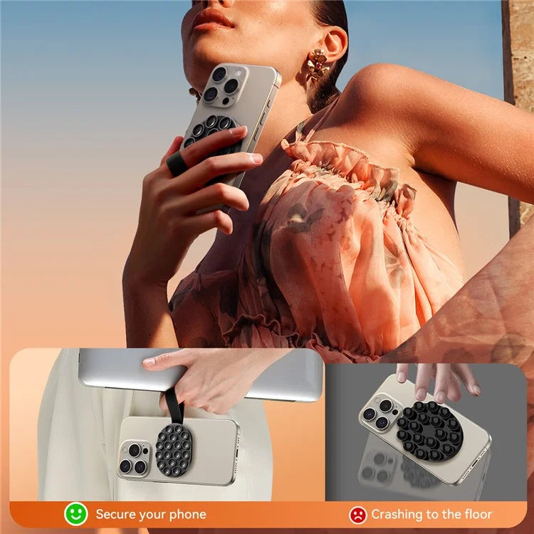 JOYROOM Magnetic Suction Cup Phone Mount Silicone Phone Grip Holder