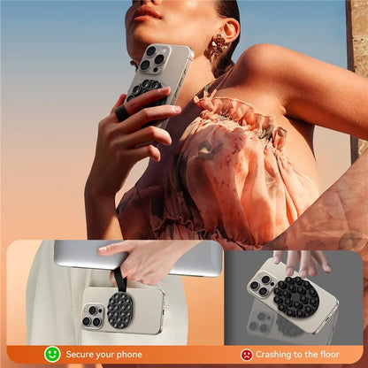 JOYROOM Magnetic Suction Cup Phone Mount Silicone Phone Grip Holder