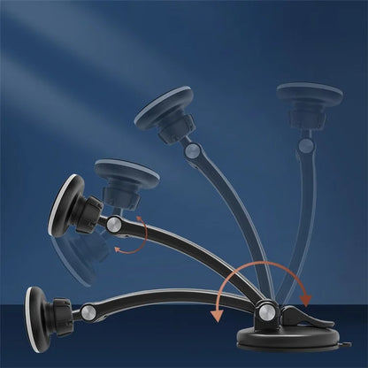TASX CT18 Strong Magnetic Car Phone Holder - Long Arm Dashboard & Windshield Mount