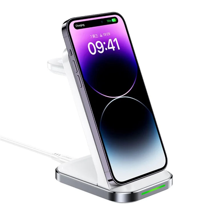 ACEFAST E15 3-in-1 Desktop 15W Wireless Charger Station