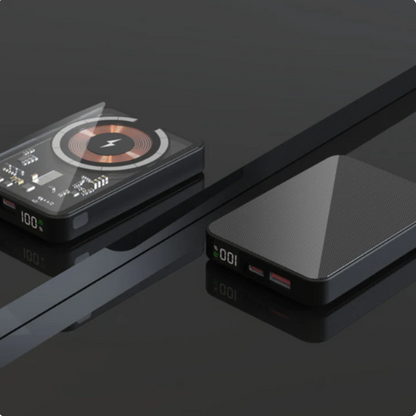 Mini Aluminum Transarent Magsafe Fast Charging PowerBank 22.5W (5000mAh)