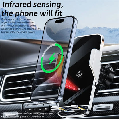 TASX C8 Car Air Vent Phone Wireless Charging Holder with Metal Bracket