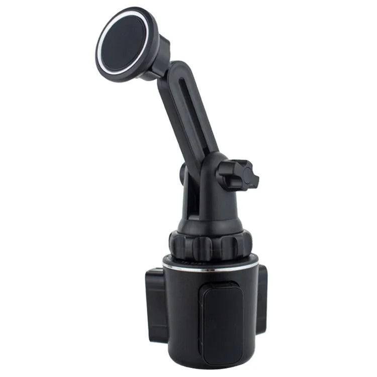 TASX Car Cup Holder Mount 360° Rotatable Magnetic Phone & Tablet Holder