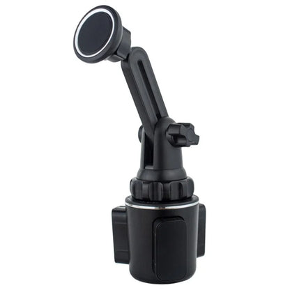 TASX Car Cup Holder Mount 360° Rotatable Magnetic Phone & Tablet Holder