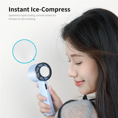 TASX Handheld Cold Compress Mute Cooling Fan 3 Wind Speed