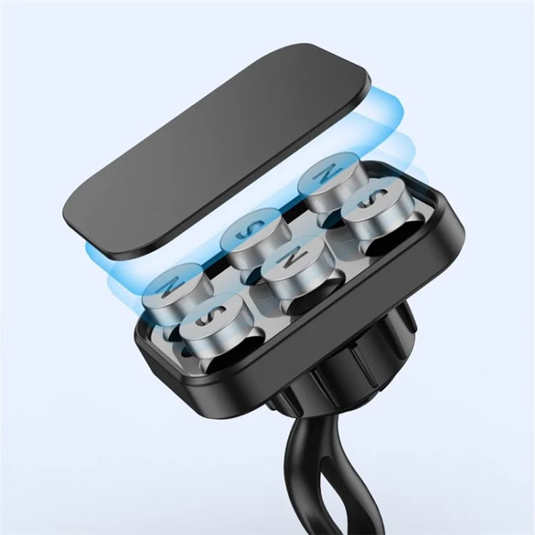 TASX C1 Magnetic Car Phone Holder - 360° Universal Dashboard Mount