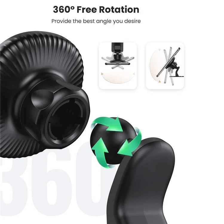 TASX N52 Magnetic Dashboard Phone Holder - 360° Adjustable Stand