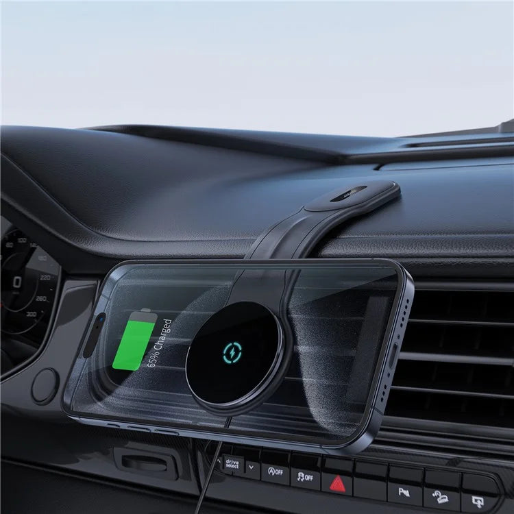 ACEFAST D21 Magic Tape MagSafe Phone Wireless Charger Car Mount