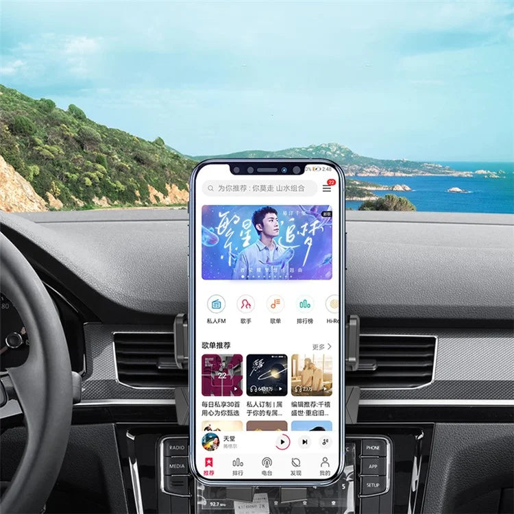 TASX 360° Rotation Car Phone Holder – Suction Cup Mount for Air Vent, Windscreen & Dashboard