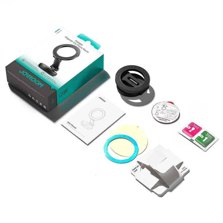 JOYROOM JR-ZS403 Metal MagSafe Car Phone Holder – Foldable Dashboard Mount