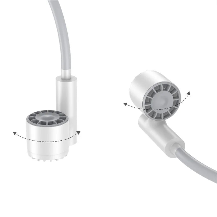 TASX Portable USB Rechargeable Hanging Neck Fan with Quiet Turbo Cooling